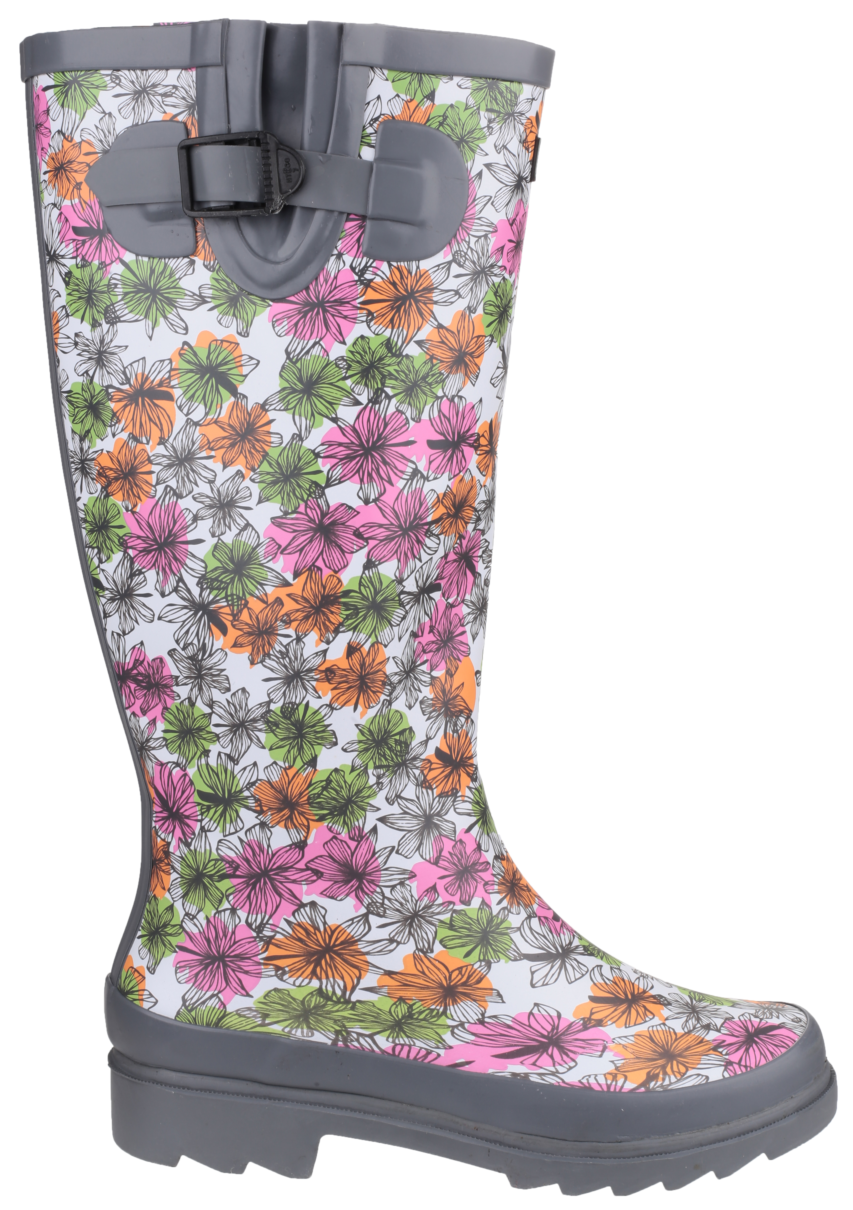 Branded Flower Power Wellington boots