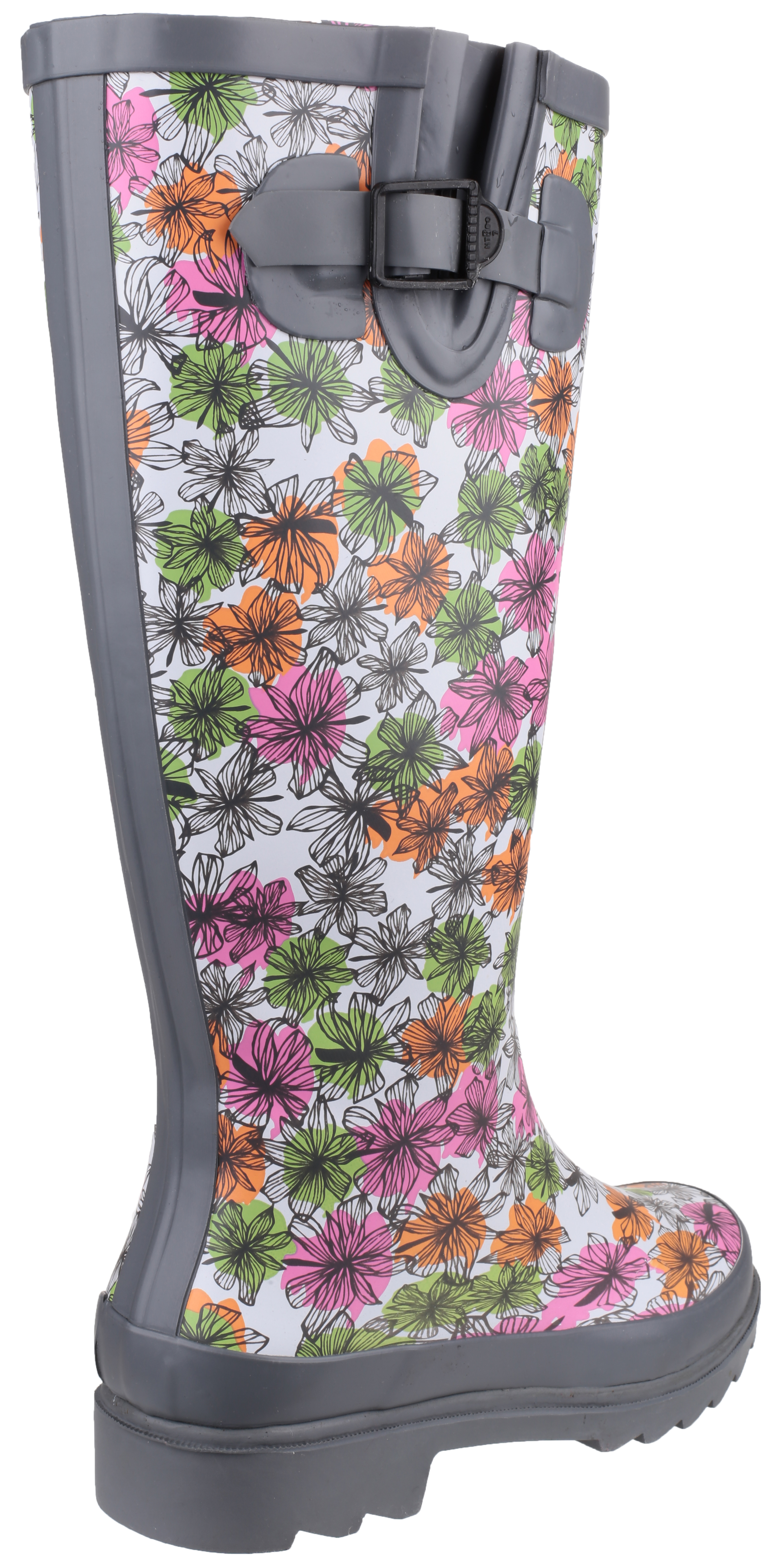 Personalised Flower Power Wellington boots