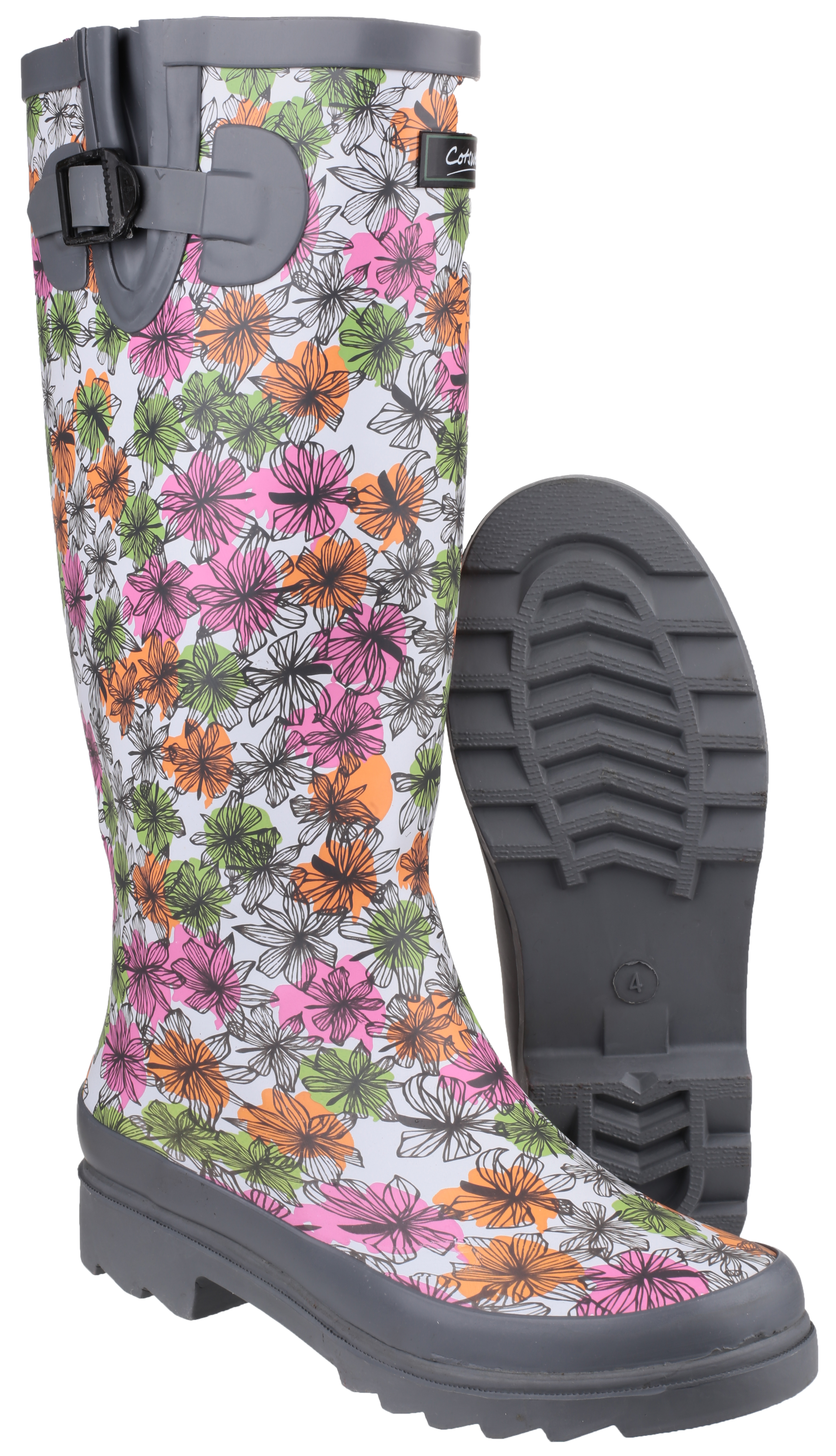 Corporate Flower Power Wellington boots