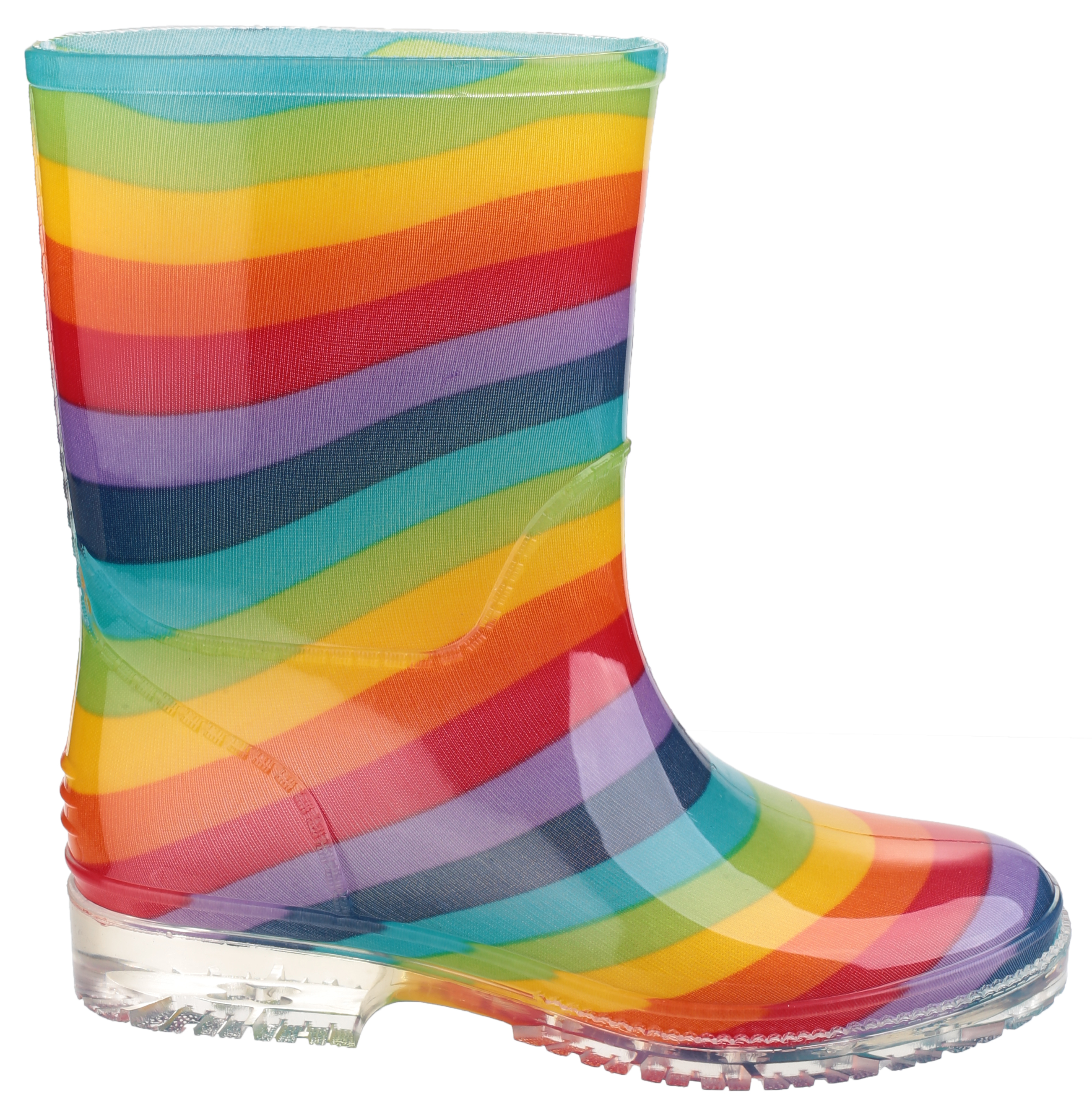 Personalised Children Rainbow Wellington Boots