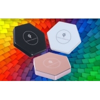 Wireless Qi charger hexagone
