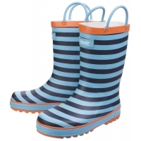 Children Stripy Wellington Boots